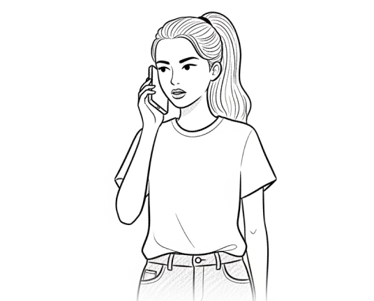 The first call